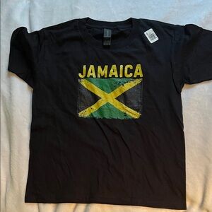 Gildan Black Jamaica Kids Tee (Kids S)